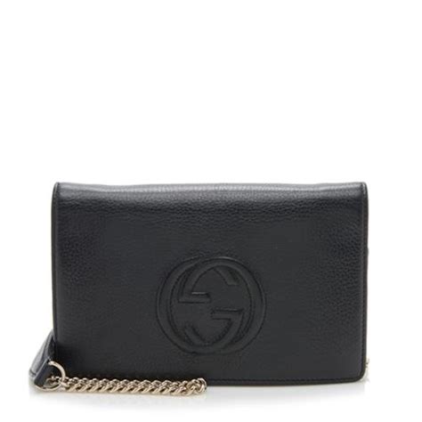 gucci large soho wallet|Gucci small wallet on chain.